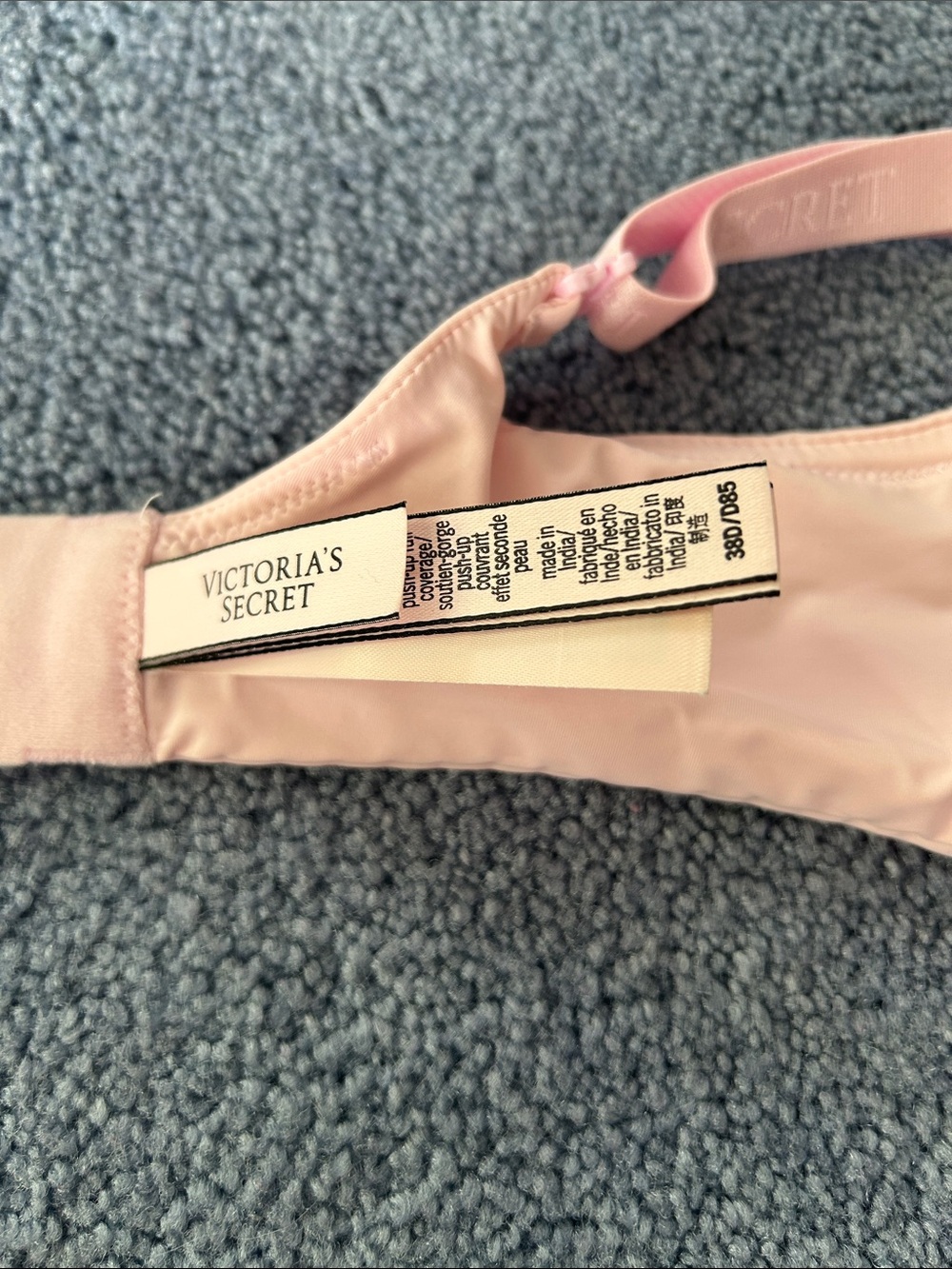 Victoria’s Secret Seamless Pink T-Shirt Push Up Bra - 38D - Picture 3 of 8